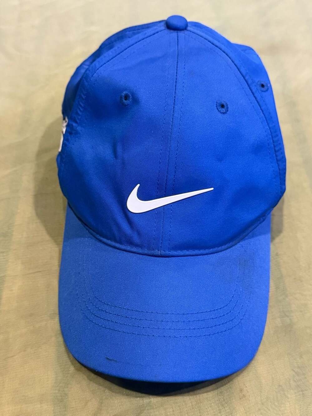 Nike Golf Blue Strapback Hat Cap with Indiana Sycamores Embroidery